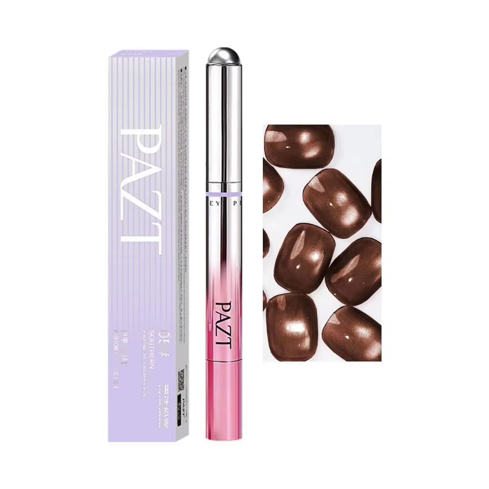 Multifunctional Lazy Portable 7In1 Cat Eye Nail Art Gel Pen Nail Polish with Magnetic Ball Nail Design Tools Natural Nail Makeup