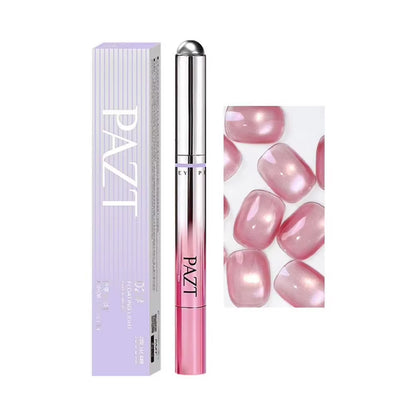 Multifunctional Lazy Portable 7In1 Cat Eye Nail Art Gel Pen Nail Polish with Magnetic Ball Nail Design Tools Natural Nail Makeup