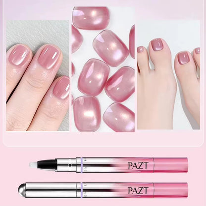 Multifunctional Lazy Portable 7In1 Cat Eye Nail Art Gel Pen Nail Polish with Magnetic Ball Nail Design Tools Natural Nail Makeup
